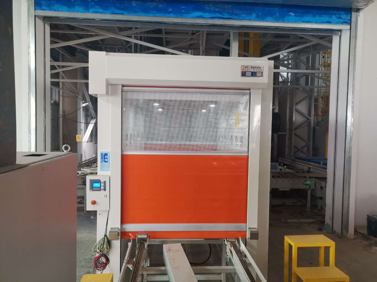 北京川京科技開發(fā)有限公司流水線風(fēng)淋室安裝現(xiàn)場實拍